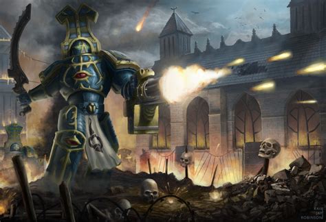 Infuse Your Battlefields with Arcane Power: Warhammer 40K Scarab Occult Terminators STL Models